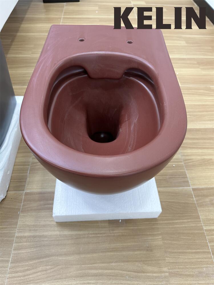 KELIN新型モダンスタイル洗浄式隠しタンクアプリコットセラ - Home Bathroom Toilet のレビューと価格