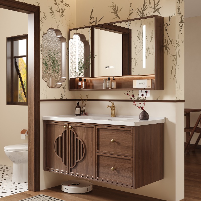 高級モダンな食器棚、紙製引き出し、省スペース仕切り、ディスプ - Home Bathroom Vanity Combo のレビューと価格