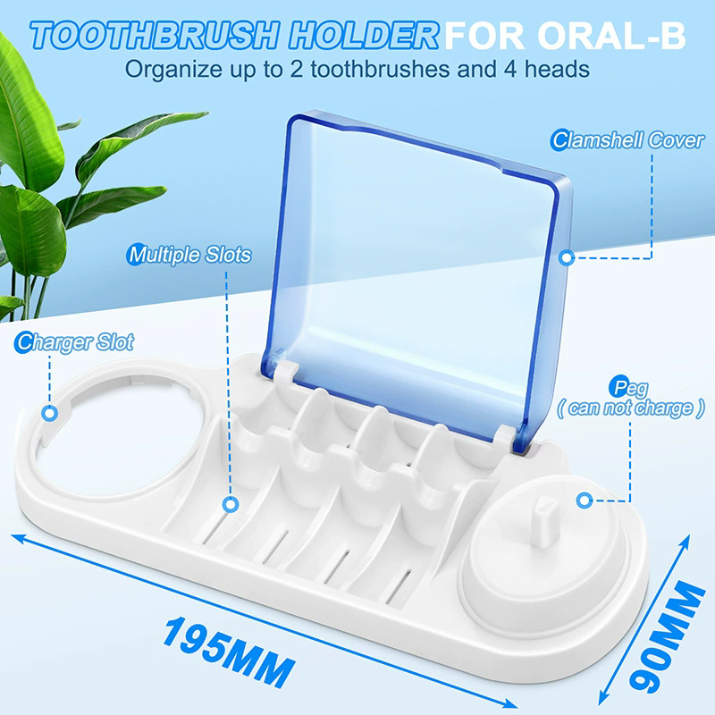 オーラルB電動歯ブラシPro 4000用歯ブラシホルダー - Toothbrush Holder Set のレビューと価格