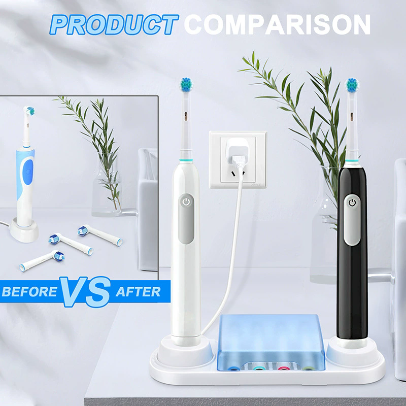 オーラルB電動歯ブラシPro 4000用歯ブラシホルダー - Toothbrush Holder Set のレビューと価格