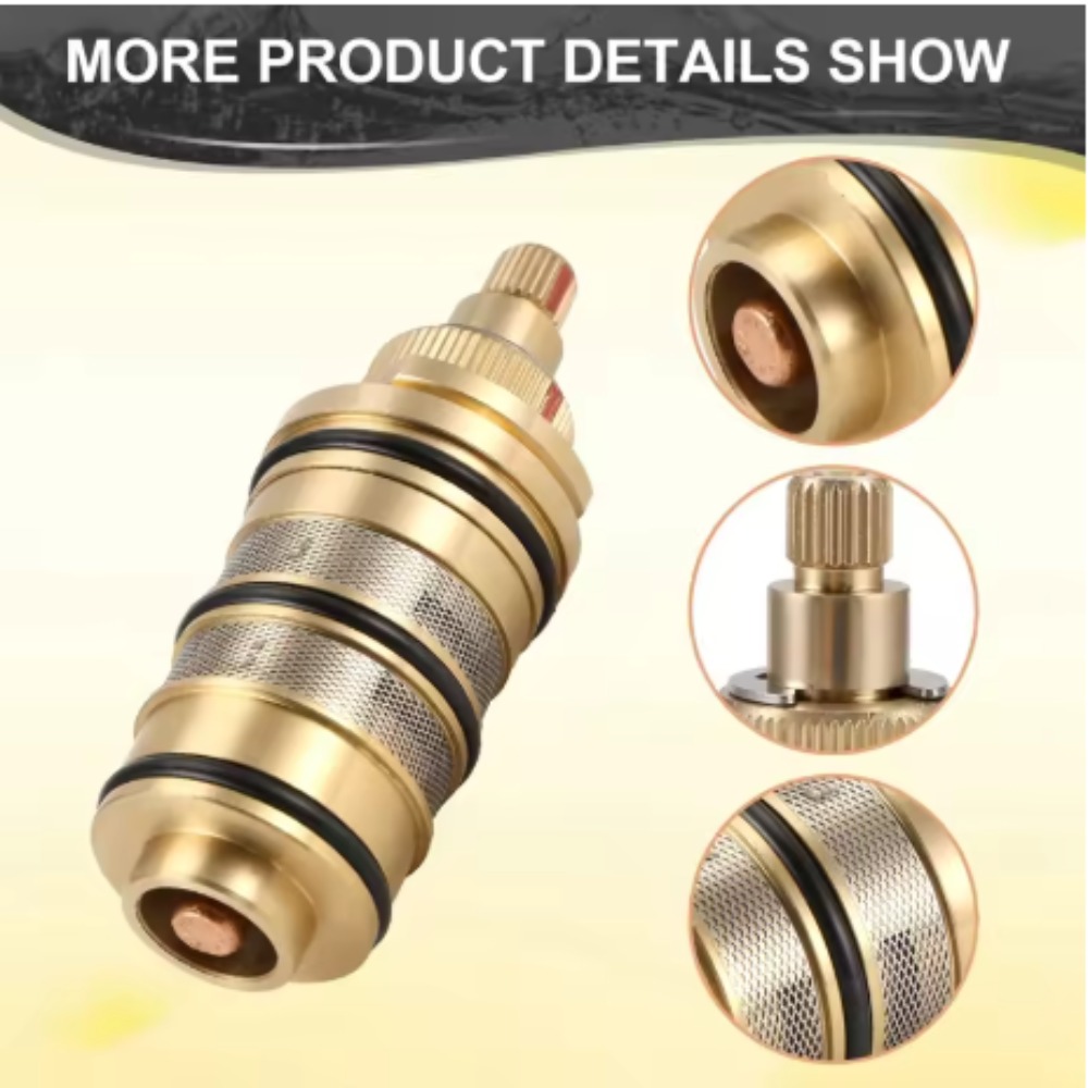 真鍮製シャワーサーモスタットカートリッジ交換キット - 浴室 - Home Bathroom Repair のレビューと価格