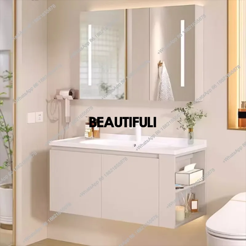 a17 トイレミラー バスルームキャビネットオーガナイザー  - Home Bathroom Vanity Combo のレビューと価格