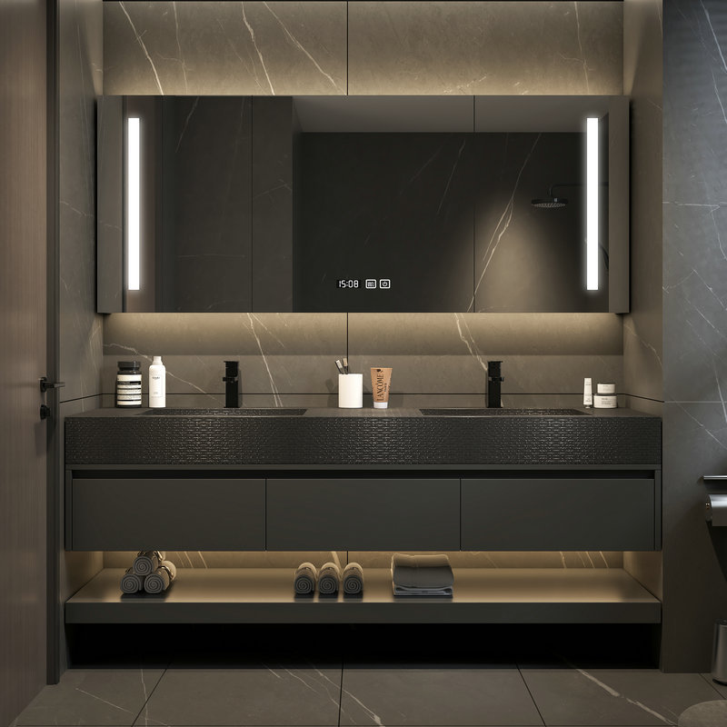家庭用ロッカー用浴室収納家具 120-180cm 高級洗面台 - Home Bathroom Vanity Combo のレビューと価格