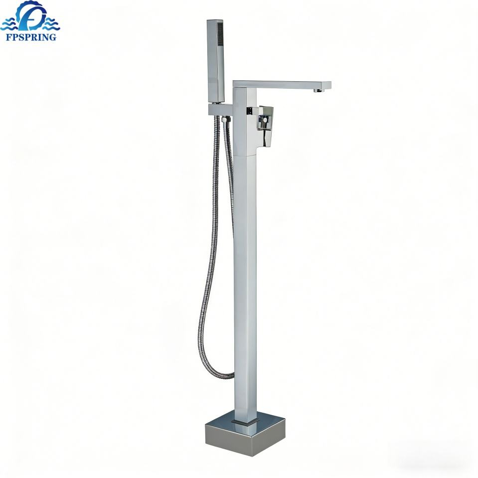 新入荷 クロームメッキ仕上げ 単体真鍮製フロアスタンドシャワ - Shower Head Rain のレビューと価格