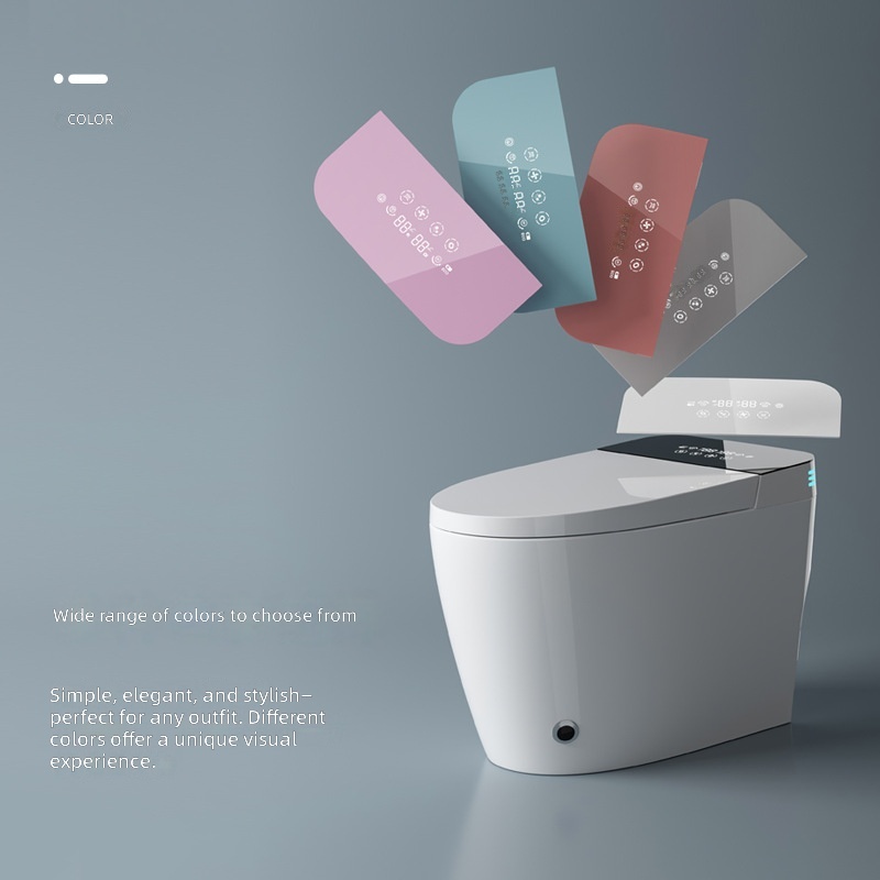 スマートトイレ、ピンク、オールインワン自動、水圧制限なし、サ - Home Bathroom Toilet のレビューと価格