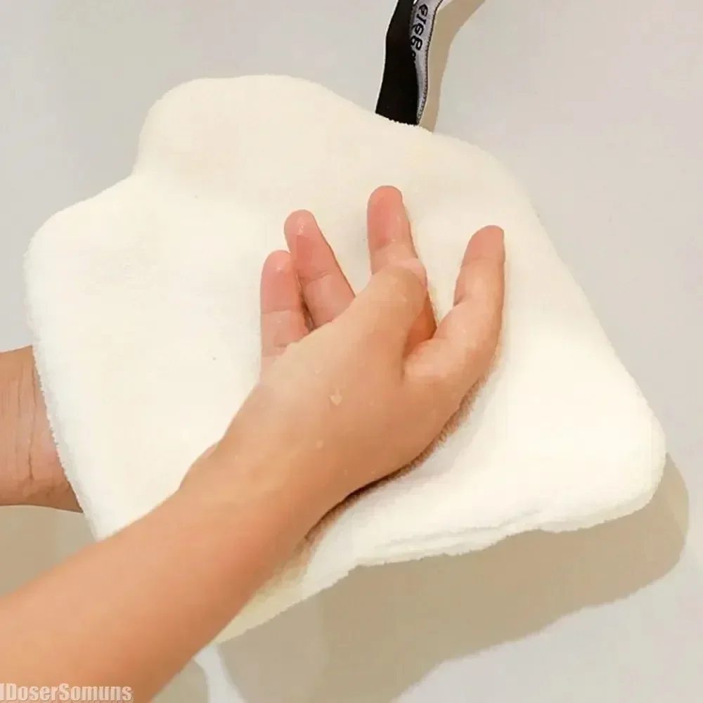 新しい倍厚ハンドタオル家庭用便利な吊り下げ速乾性吸収性ハンド - Home Bathroom Mats のレビューと価格