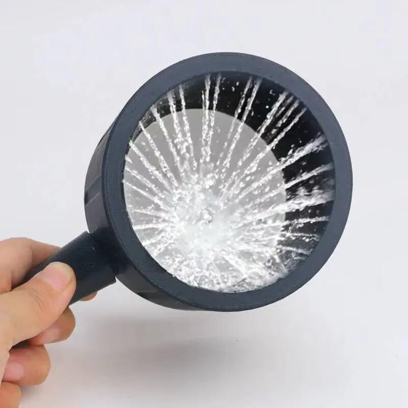 男性用高圧シャワーヘッドノズル 1個入り スパイラルスプレー - Shower Head Rain のレビューと価格