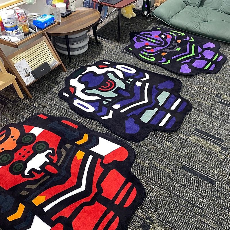 新世紀エヴァンゲリオンデザイナーぬいぐるみラグソフトドアマッ - Home Bathroom Mats のレビューと価格