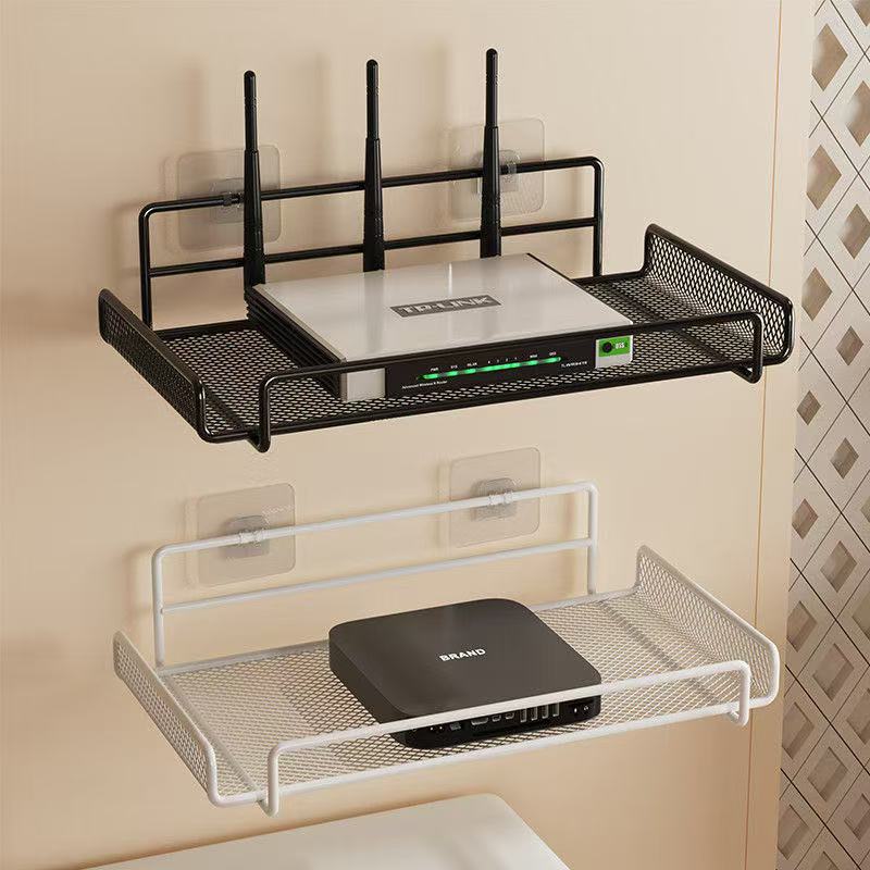 ステンレス鋼ルーターシェルフドリル不要WiFi壁掛けルーター - Home Bathroom Organizer のレビューと価格